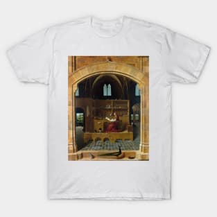 St Jerome in His Study by Antonello da Messina T-Shirt